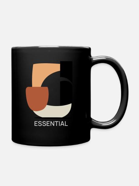 ESSENTIAL - Full Colour Mug - black