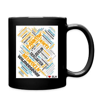 berlin - Full Colour Mug - black - Right
