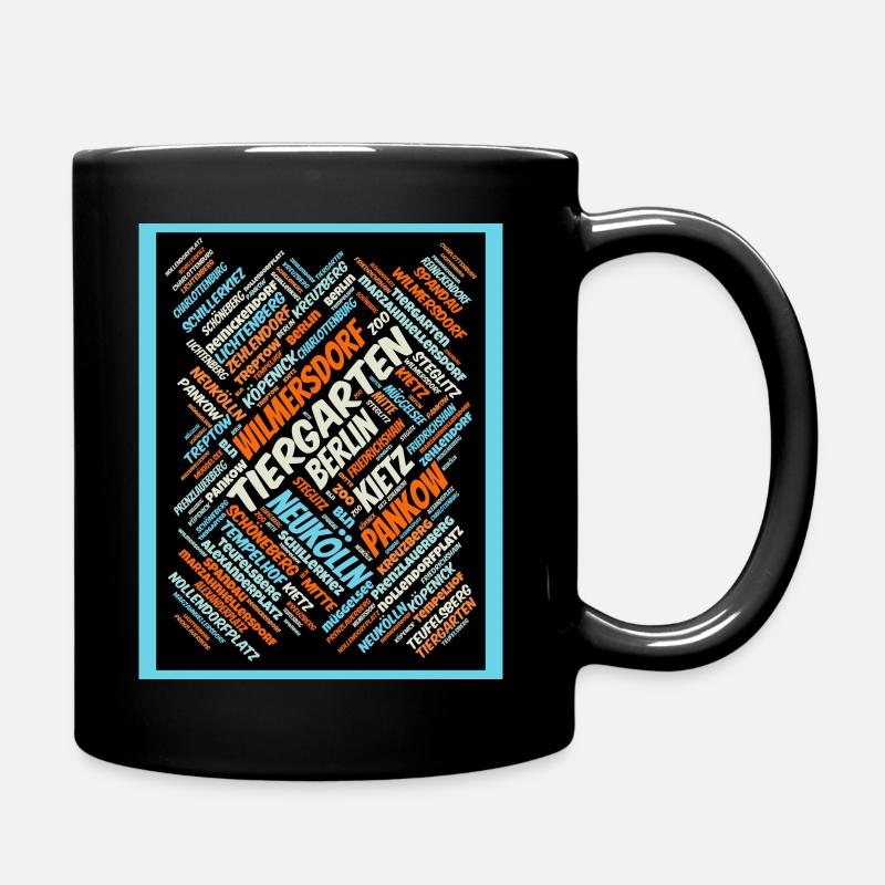 Berlin - Tasse einfarbig - Schwarz