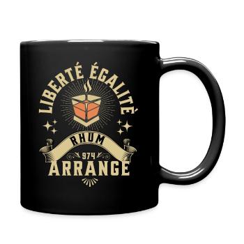 Liberté Egalité Rhum Arrangé - Mug uni - noir - Droite