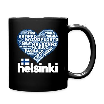 Helsinki - Tasse einfarbig - Schwarz - Rechts