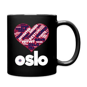 oslo - Full Colour Mug - black - Right