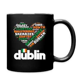Dublin - Tasse einfarbig - Schwarz - Rechts