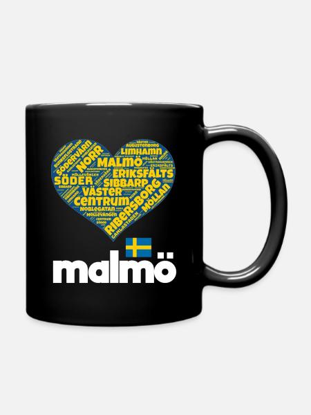 Malmö - Mug uni - noir