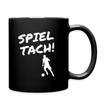 Spieltach! - Tasse einfarbig - Schwarz - Rechts