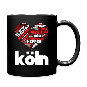 Cologne - Mug uni - noir - Droite