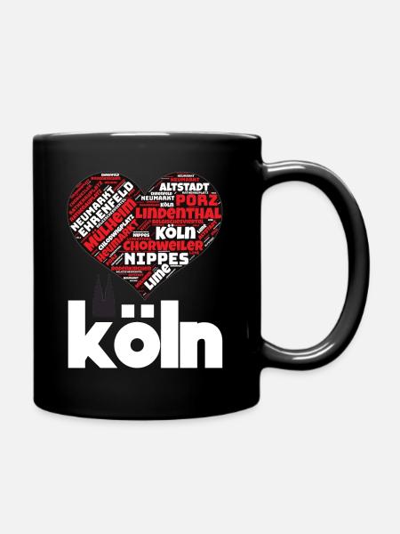 Köln - Full Colour Mug - black