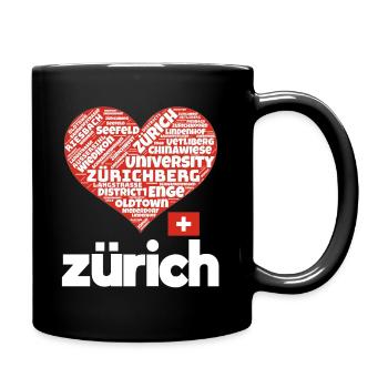 Zürich - Full Colour Mug - black - Right