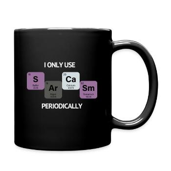 Sarkasmus Jahrgang - Tasse einfarbig - Schwarz - Rechts