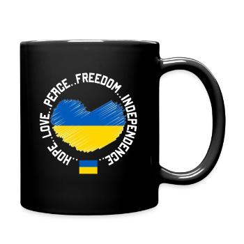 Ukraine - Mug uni - noir - Droite