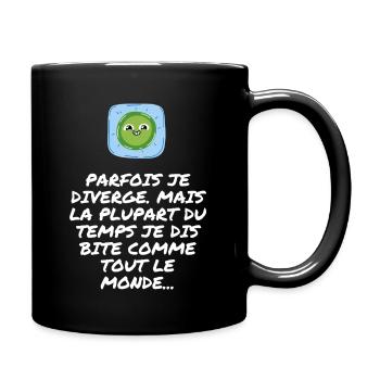 Ne cherchez pas plus loin que le t-shirt GRO ZIZI. - Mug uni - noir - Droite
