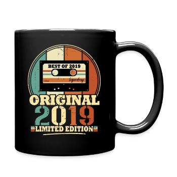 Original 2019 Retro Vintage Geburtstagsgeschenk - Tasse einfarbig - Schwarz - Rechts