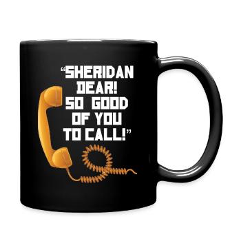 Hyazinthen-Eimer - Tasse einfarbig - Schwarz - Rechts