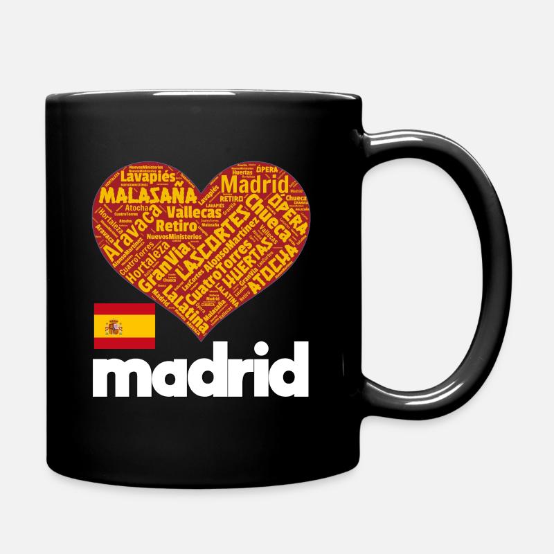 Madrid - Tasse einfarbig - Schwarz