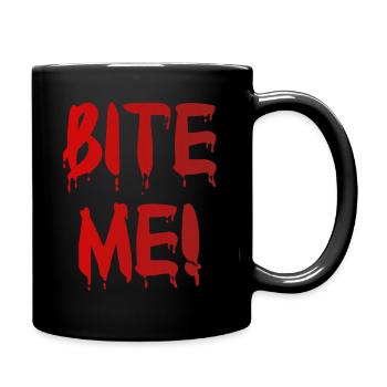 BITE ME! - Full Colour Mug - black - Right