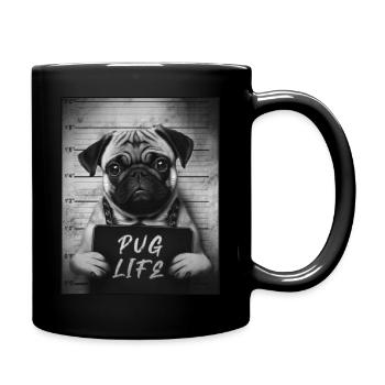 Pug Mugshot - Pug Life - Mug uni - noir - Droite