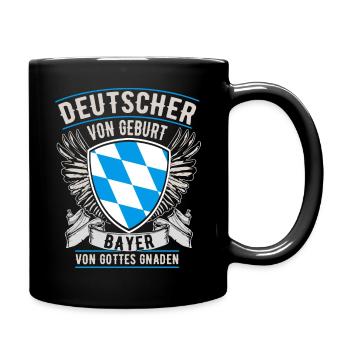 Bayer von Gottes Gnaden - Tasse einfarbig - Schwarz - Rechts