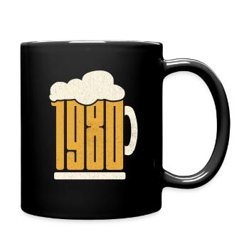 43e anniversaire Buveur de bière 43 ans né en 1980 - Mug uni - noir - Droite