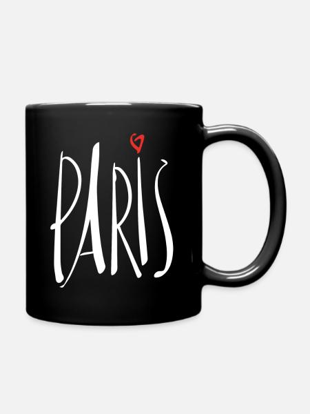 Parisblanc - Mug uni - noir