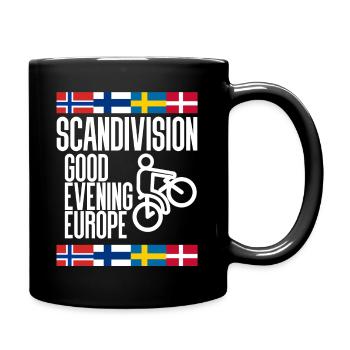 Scandinavia Eurovision - Full Colour Mug - black - Right