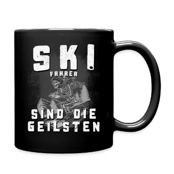 Les skieurs sont les plus chauds - Mug uni - noir - Droite