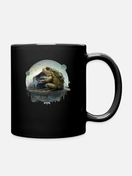 Pianiste Crapaud - Mug uni - noir