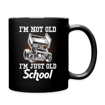 I'm Not Old I'm Just Old-School Classic Vehicle - Full Colour Mug - black - Right