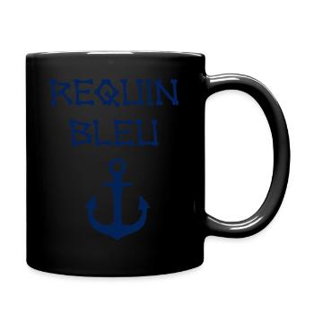 Shark ancre - Mug uni - noir - Droite