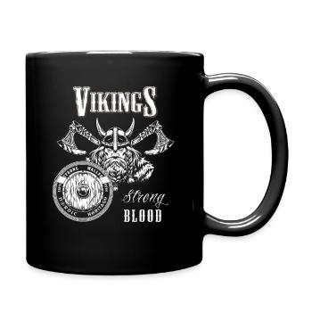 Vikings sang fort Valhalla Viking Guerrier - Mug uni - noir - Droite