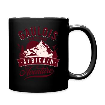 gaulois métissé africain - Mug uni - noir - Droite
