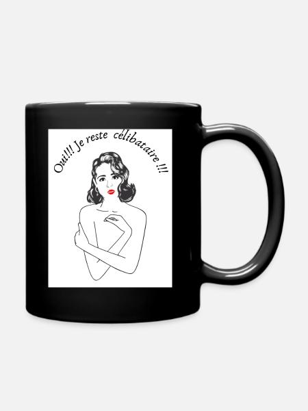 Célibataire - Mug uni - noir