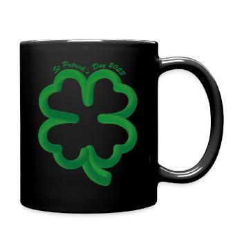 Fête de la Saint-Patrick - Mug uni - noir - Droite