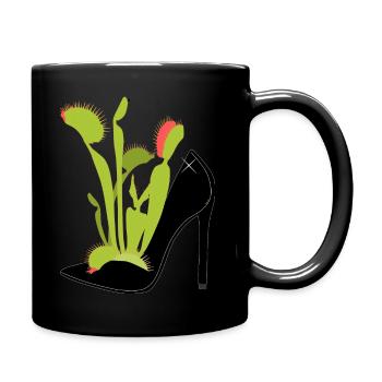 Piège à mouches de Vénus - Mug uni - noir - Droite
