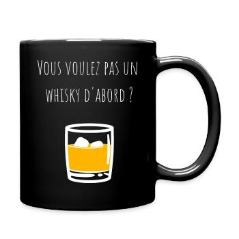 Phrase Gérard Darmon - La cité de la peur - Mug uni - noir - Droite
