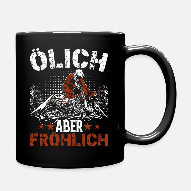 ÖLICH ABER FRÖHLICH - Tasse einfarbig - Schwarz