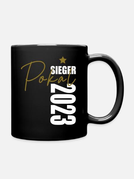 Pokalsieger 2023 - Tasse einfarbig - Schwarz