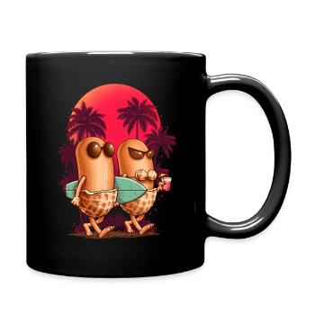 SOMMER-ERDNÜSSE - Tasse einfarbig - Schwarz - Rechts
