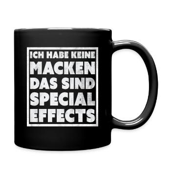 Lustige Sprüche T-Shirt online bestellen ,nur hier - Tasse einfarbig - Schwarz - Rechts