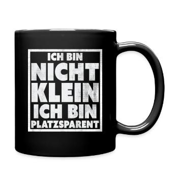 Lustige Sprüche T-Shirt online bestellen ,nur hier - Tasse einfarbig - Schwarz - Rechts