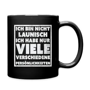 Lustige Sprüche T-Shirt online bestellen ,nur hier - Tasse einfarbig - Schwarz - Rechts