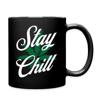 Stay Chill Marijuana - Full Colour Mug - black - Right