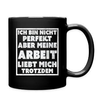 Lustige Sprüche T-Shirt online bestellen ,nur hier - Tasse einfarbig - Schwarz - Rechts