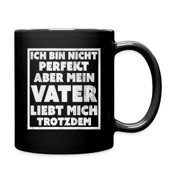 Lustige Sprüche T-Shirt online bestellen ,nur hier - Tasse einfarbig - Schwarz - Rechts