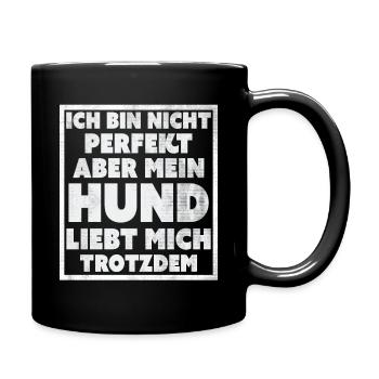 Lustige Sprüche T-Shirt online bestellen ,nur hier - Tasse einfarbig - Schwarz - Rechts