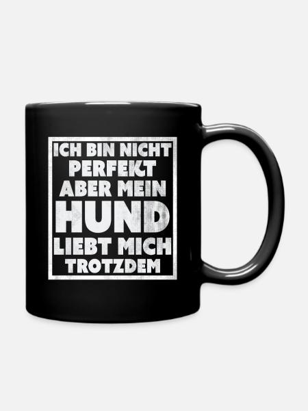 Lustige Sprüche T-Shirt online bestellen ,nur hier - Tasse einfarbig - Schwarz