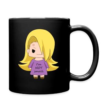 Cute Chibi - Tasse einfarbig - Schwarz - Rechts
