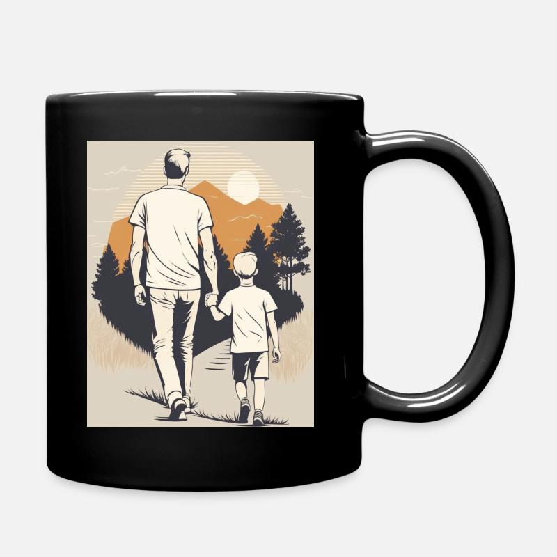 Tel père, tel fils - Mug uni - noir