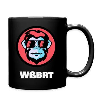 WßBRT - Tasse einfarbig - Schwarz - Rechts