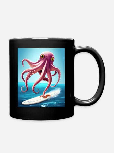 One hand - Tasse einfarbig - Schwarz