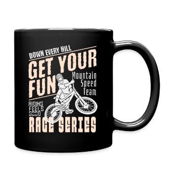 Bike Vintage Design - Full Colour Mug - black - Right